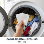 Folhas Antimanchas para Lavagem
