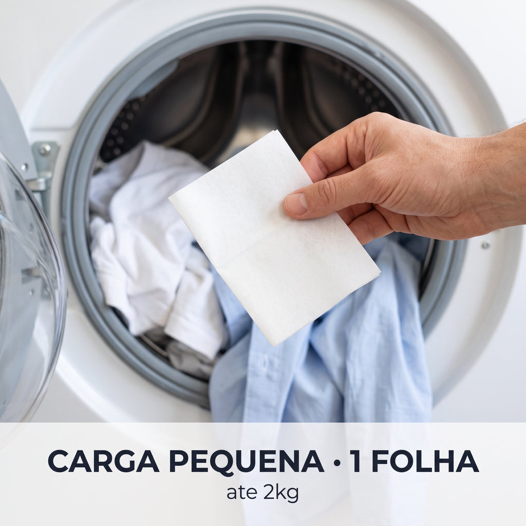Folhas Antimanchas para Lavagem